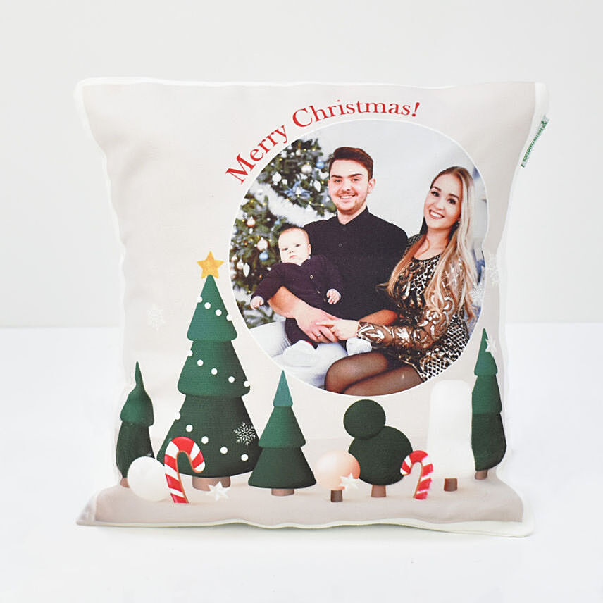 Christmas Tree Personalised Cushion