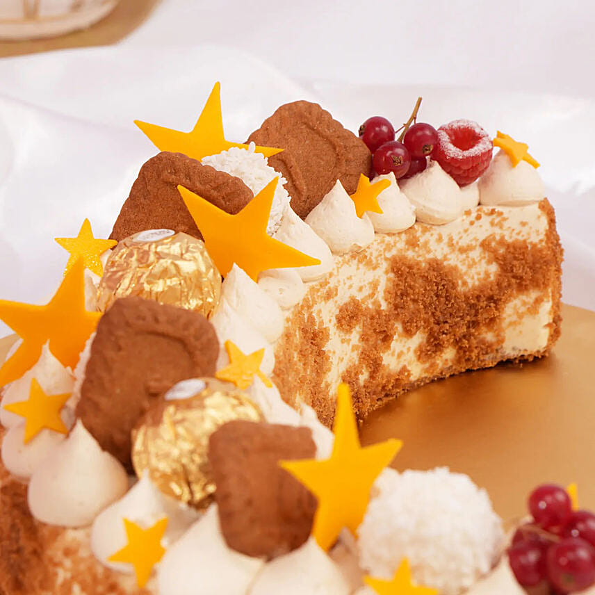 Lotus Crescent Cake