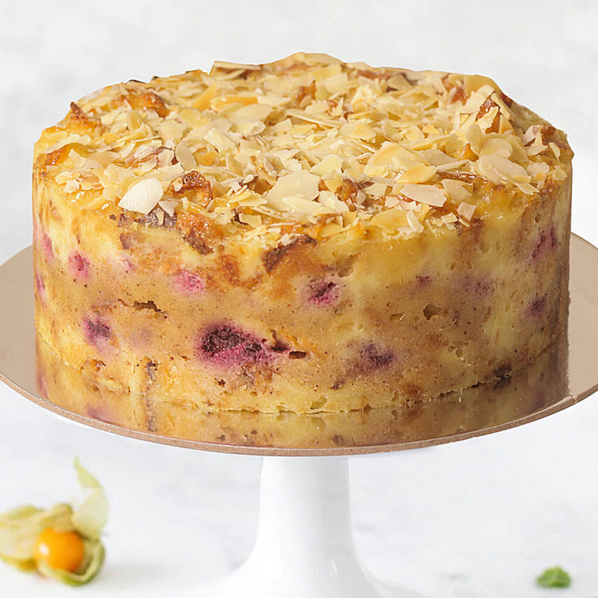 Mixed Berry Croissant Cake