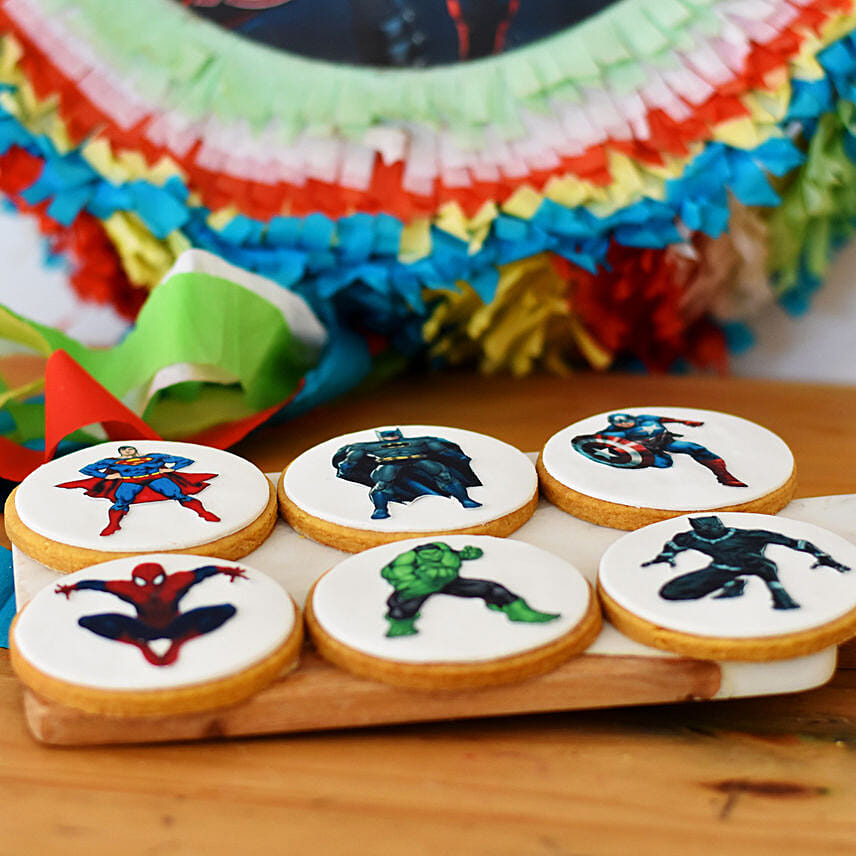 Super Hero Photoprint Cookies