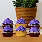 Mouth Watering Red Velvet Cupcakes 12 Pcs