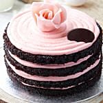 Dark Chocolate Rose Cake 1.5 Kg