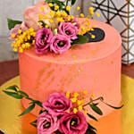 Flowerly Chocolate Cake 1 Kg