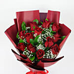 Bunch Of Beautiful 12 Red Roses