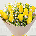 Yellow Tulips Bouquet