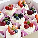 Vanilla Cupcakes 6 Pec