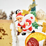 Loaf Cake With Christmas Decorations