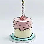 The Cartoon Candle Cake 4 Portion