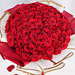 99 Majestic Red Roses