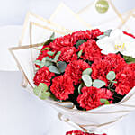 Red Carnations Bouquet