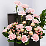 Carnation And Roses Bouquet For Mother