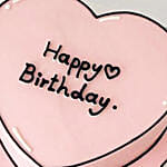 Cartoon Heart Vanilla Cake 8 Portion