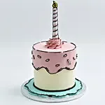 The Cartoon Candle Cake 4 Portion