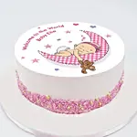 Welcome To The World Photo Cake Half Kg