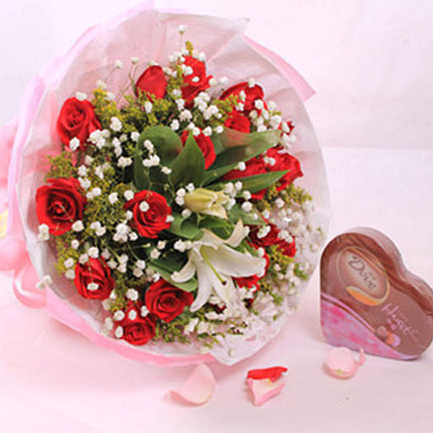 Love For Red Roses and Chocolates