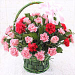 Carnations Love Basket