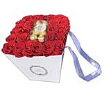 Red Roses Arrangement & Ferrero Rocher Combo