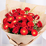 Intimate Red Flowers Bouquet