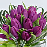 زهور التوليب المتشابكة