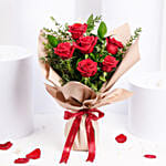 باقة ورد عيد الحب 6وردات