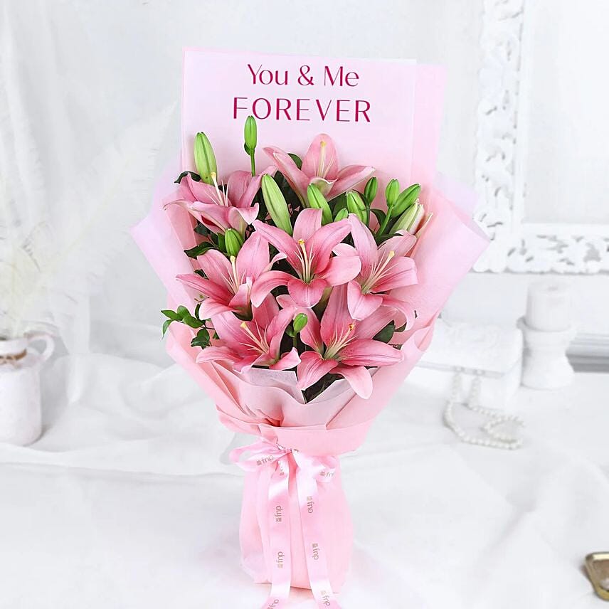 Blooming Together Always Lily Bouquet