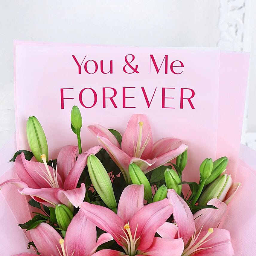 Blooming Together Always Lily Bouquet