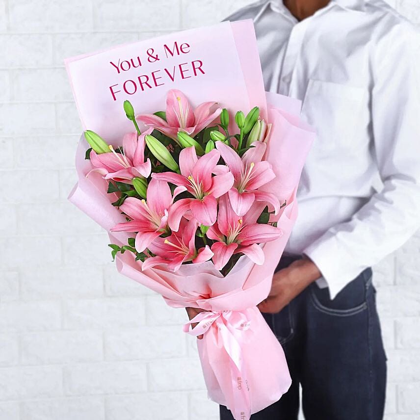 Blooming Together Always Lily Bouquet