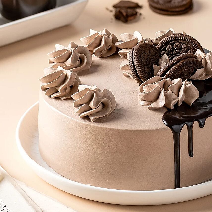 Chocolate Caramel Fudge Cake Half Kg