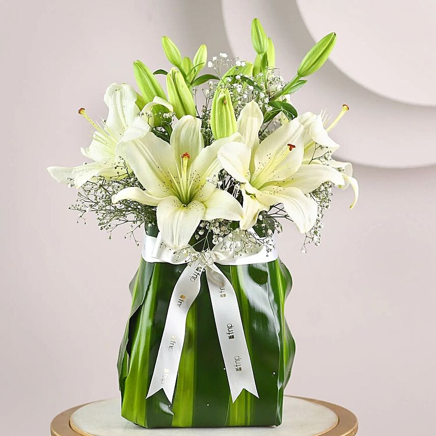 Moonlight Bouquet Of Lilies