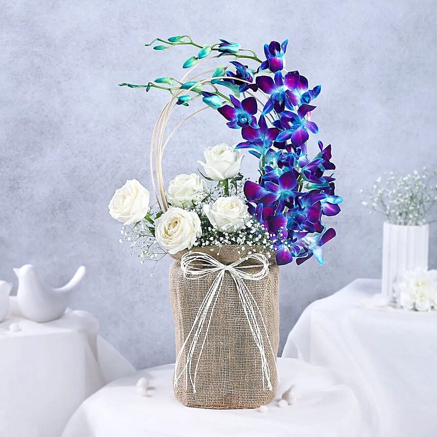 Mystical Land Roses N Orchids Potli