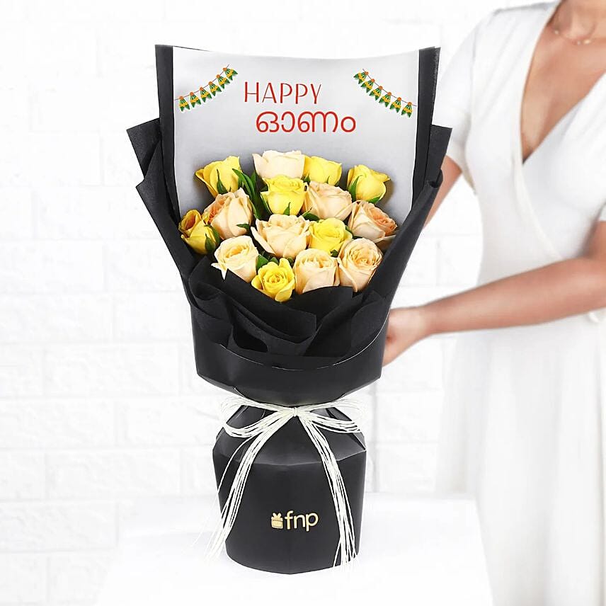 Onam Splendor Rose Bouquet