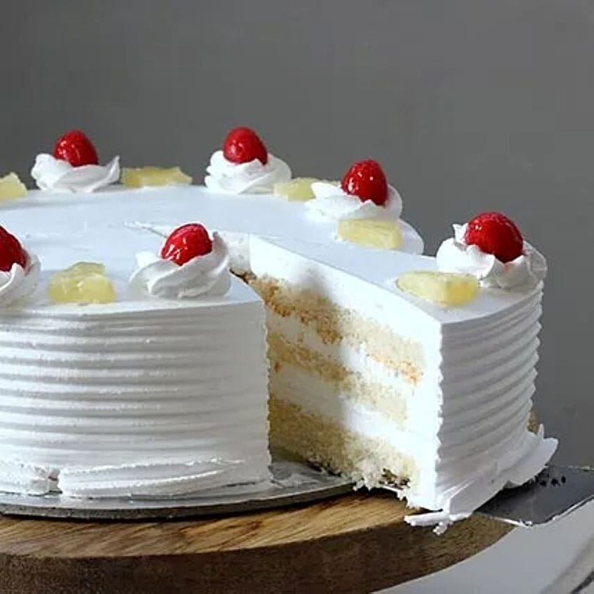 Pineapple Cake Half kg Eggless