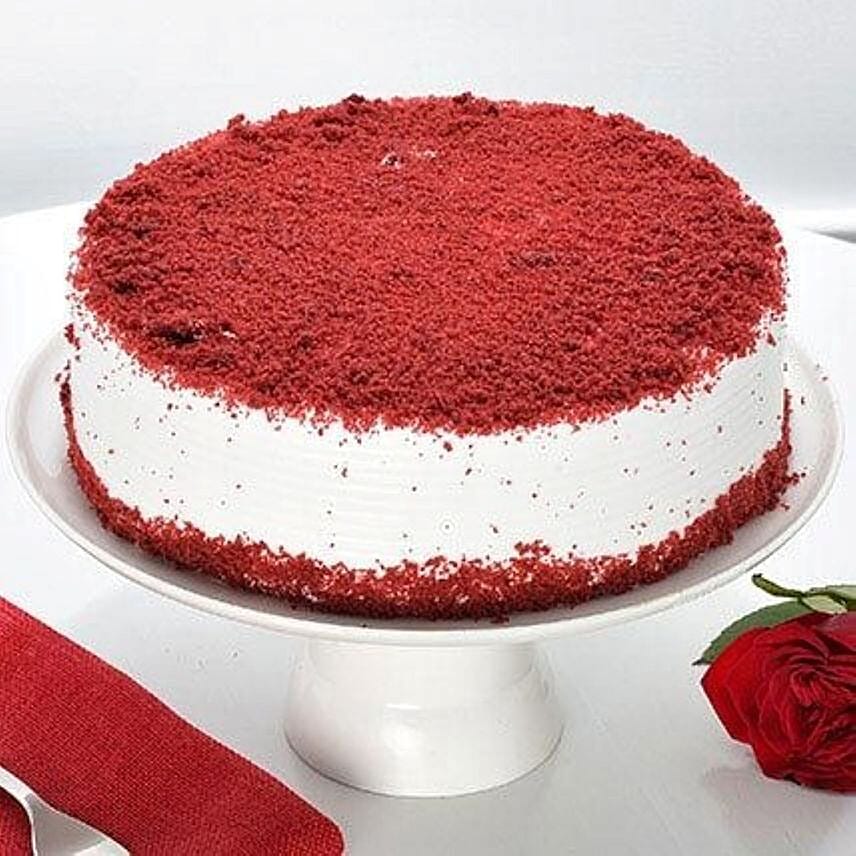 Red Velvet Fresh Cream Cakes Half kg