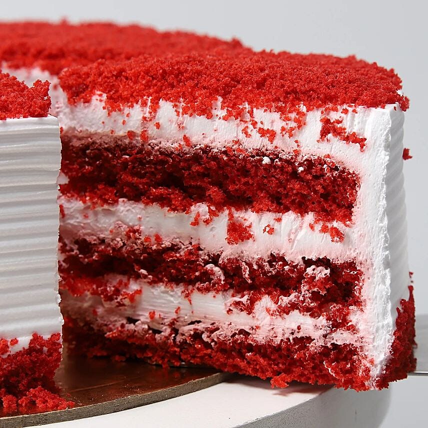Red Velvet Fresh Cream Cakes Half kg