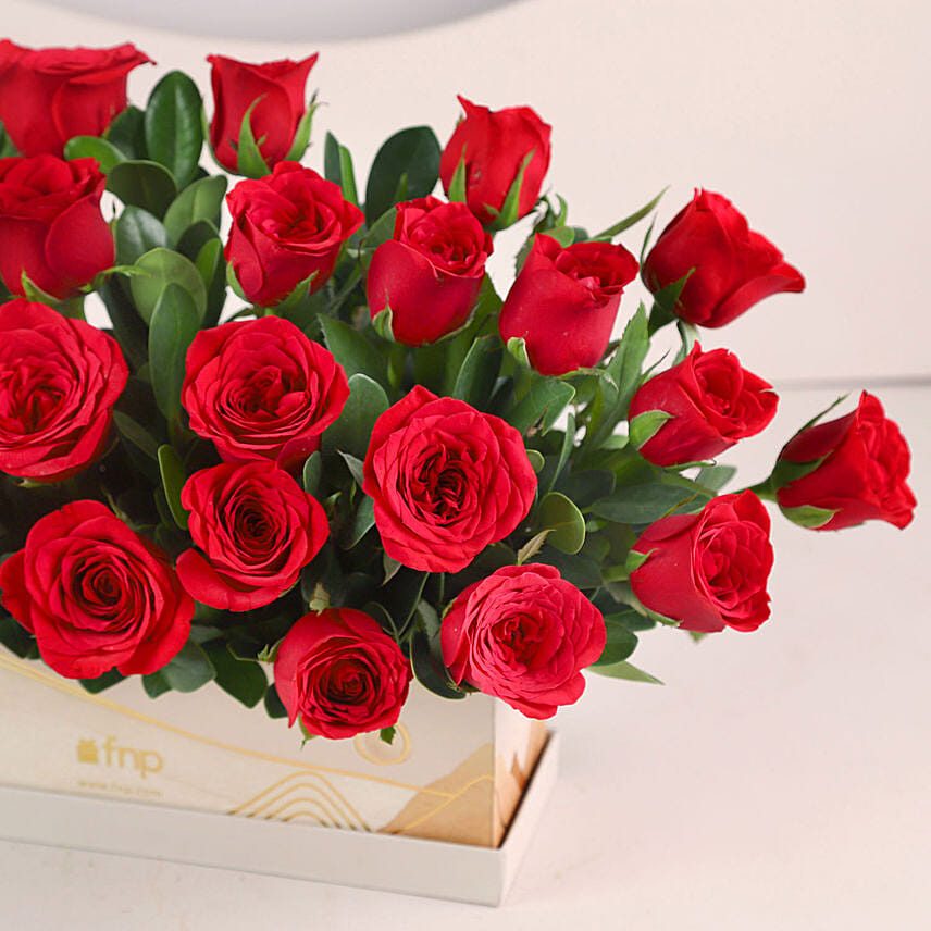 Velvety Love 30 Red Roses Box