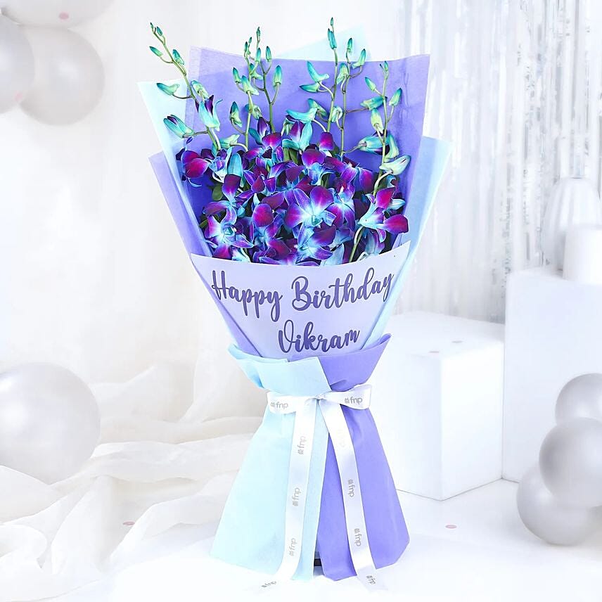 Blue Orchid Personalised Wish: Send Birthday Gifts to India