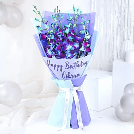 Blue Orchid Personalised Wish: Send Birthday Gifts to India