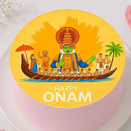 Onam Special Chocolate Cake: Send Onam Gifts to India