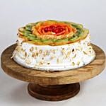 Creamy Vanilla Fruit Cake