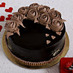 Chocolate Rose Designer Cake 1 Kg