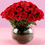 Extravagant 40 Red Roses Arrangement