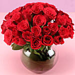 Extravagant 40 Red Roses Arrangement