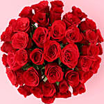 Extravagant 40 Red Roses Arrangement