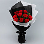 Premium Red Roses Double Wrapped Bouquet