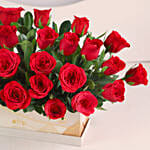 Velvety Love 30 Red Roses Box