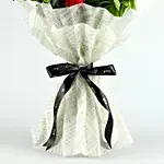 Elegant Vibe Red Roses Bouquet
