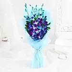 Azure Symphony Bouquet N Bento Cake