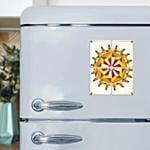 Beautiful Rangoli Fridge Magnet Set