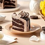 Chocolate Caramel Fudge Cake 1 Kg Eggless