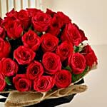 Crimson Love Red Rose Bouquet